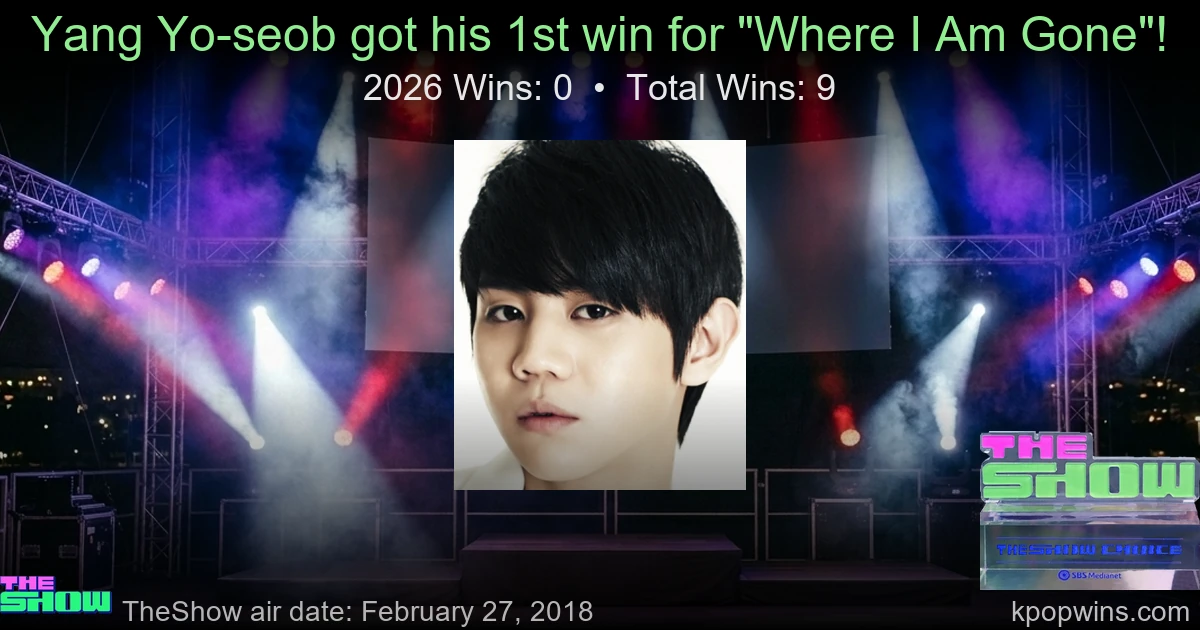 Yang Yo-seob - Where I Am Gone